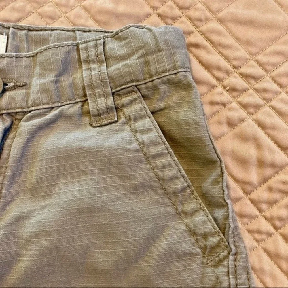 LEVI STRAUSS Beige Khaki Cargo Shorts Tan Boys 6 Regular